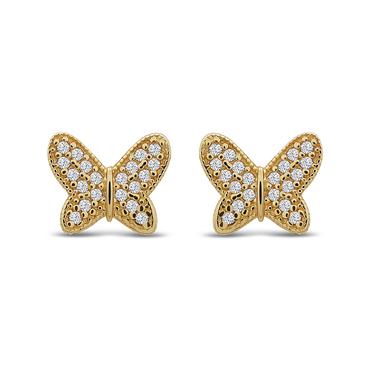 BUTTERFLY STUD EARRINGS